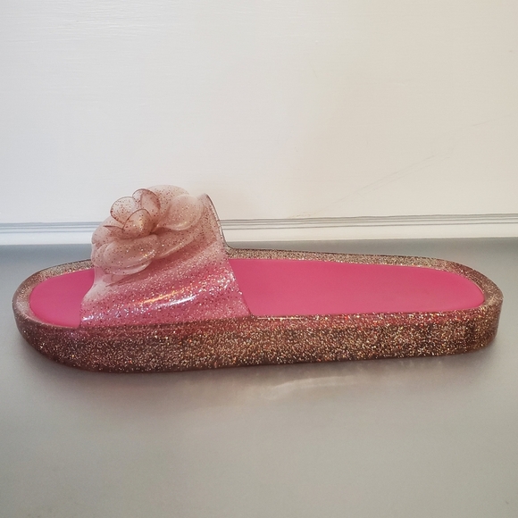 Kate Spade Splash Glitter Jelly Slides – Size 9 – Pink - Picture 5 of 11